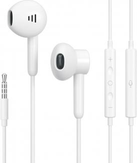 Wired Earbuds,[MFi Certified] 3.5mm Headphones with Microphone,Clear Call Volume Control HiFi Stereo Surround Sounds Cord Earphones for Laptop PC Chromebook iPhone Samsung A14 Android Switch